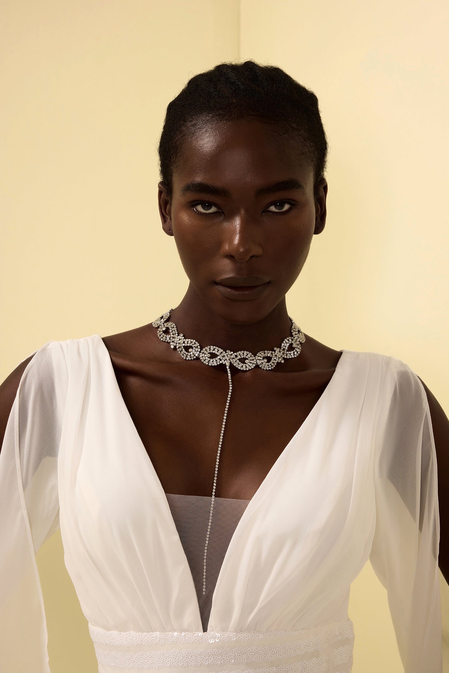 Faux Diamond Choker