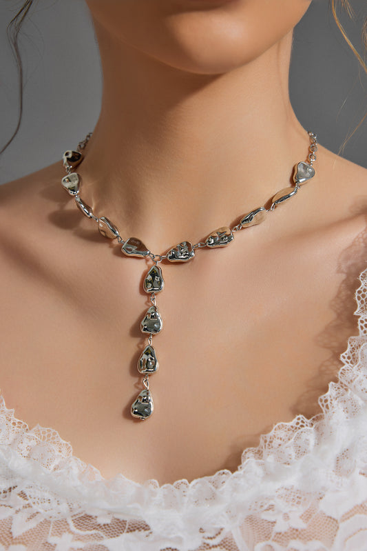 Metal Silver Necklace