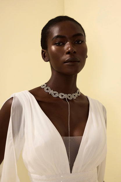 Faux Diamond Choker
