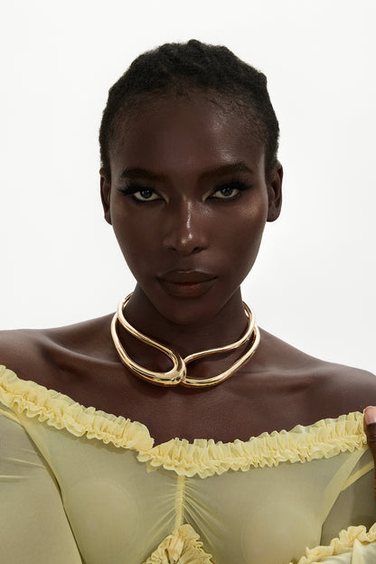 Metal Round Choker
