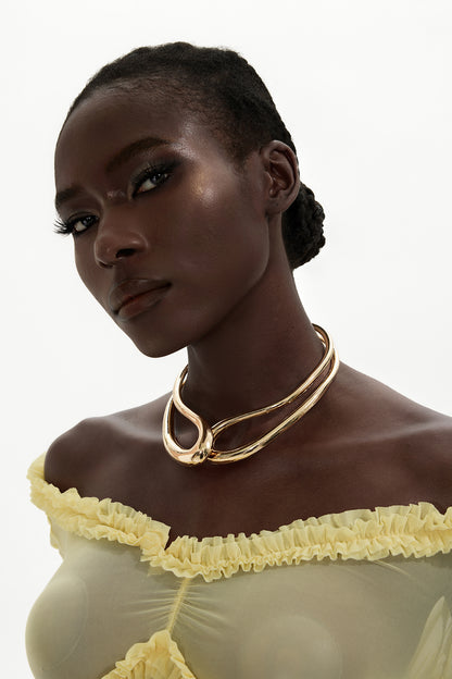 Metal Round Choker