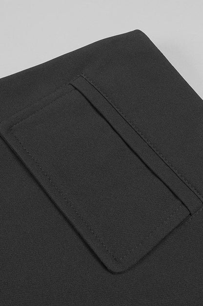 Buckle Detail Top + Skirt Set