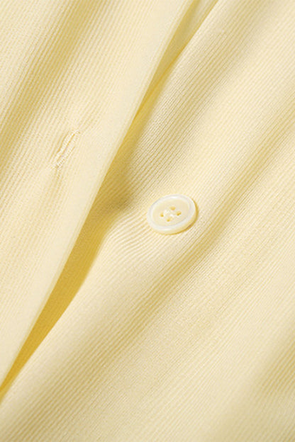 Sandy Ruched Mini Shirt Dress