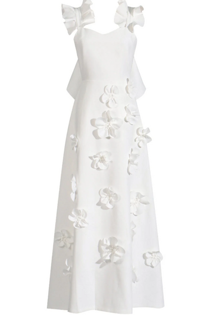 Bracha 3D Flower Maxi Dress