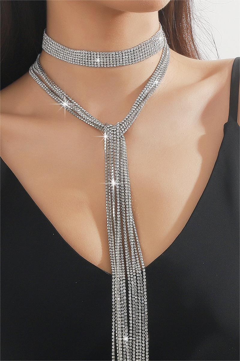 Multi Layered Tassel Necklace